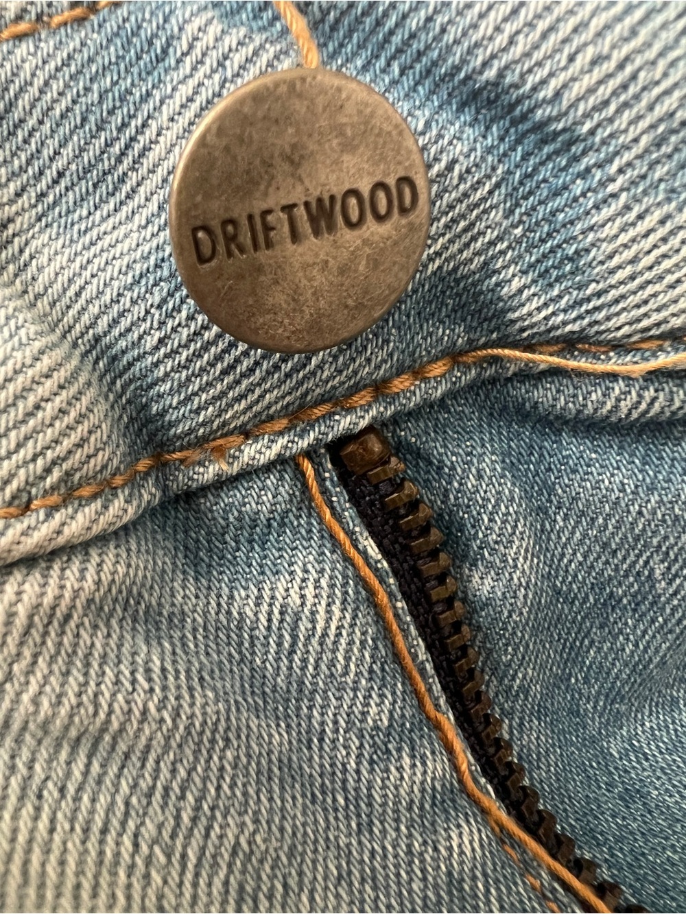 Driftwood Farrah Embroidered Flare Light Wash Jeans Size 26 - Picture 9 of 15